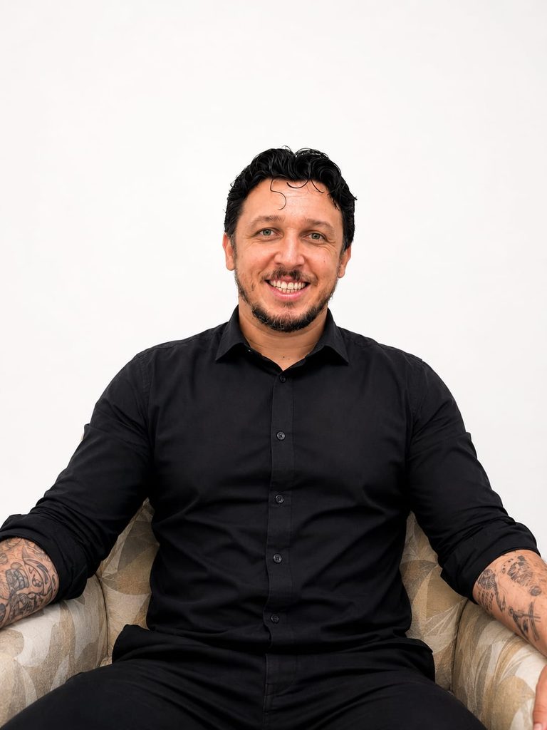 Retrato do Dr. Bruno Graf, fisioterapeuta em Jaraguá do Sul
